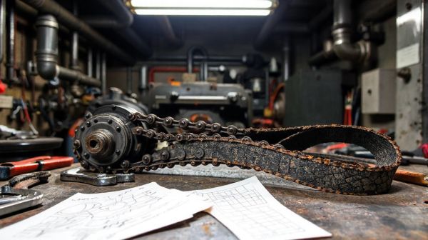 Comparer chaîne et courroie : maximisez la longévité de votre moteur